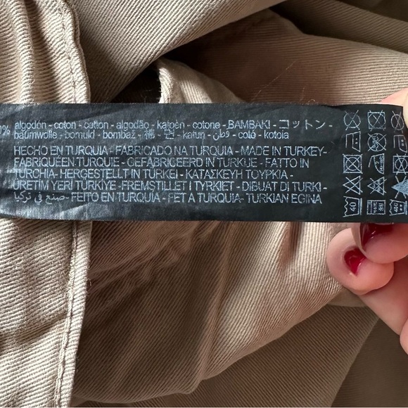 Zara XS Cream-Colored Relaxed Jogger Pants - Picture 5 of 7